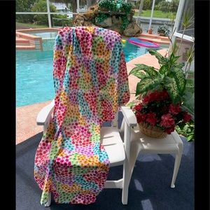 Sale. Colorful wrap for wearing over swimsuit